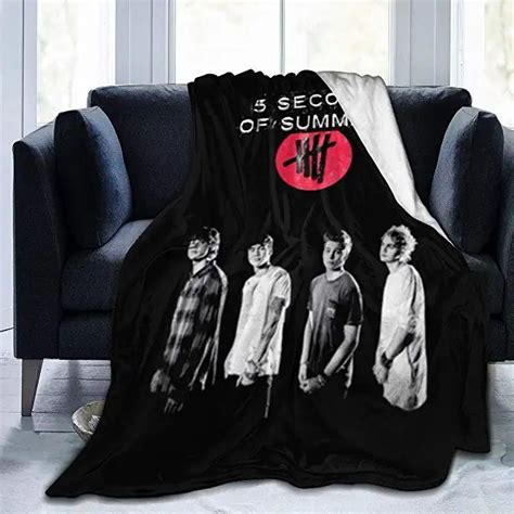 5sos Merch | Summer flannel, Plush throw blankets, Plush throw