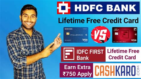 Hdfc Free Lifetime Credit Card Vs Idfc First Bank Credit Card