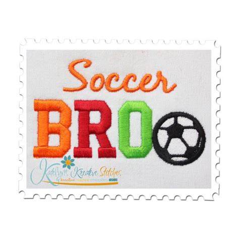 Soccer Bro Applique