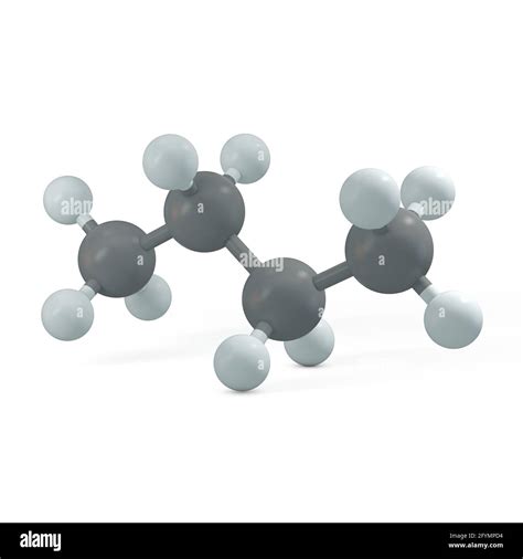 Butane Molecule Illustration Stock Photo Alamy