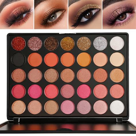 DE LANCI Color Nude Eyeshadow Palette Highly Pigmented Matte Shimmer Glitter Eye Makeup