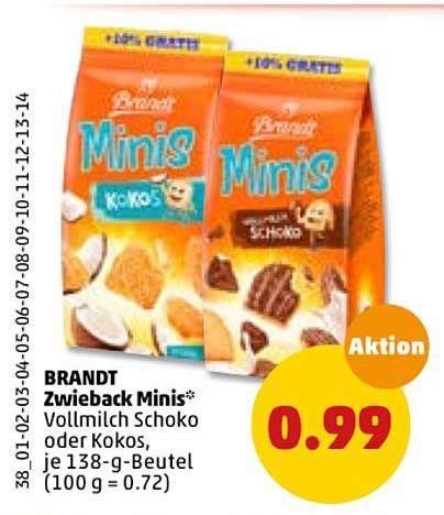 Brandt Zwieback Minis Angebot Bei Penny Prospekte De