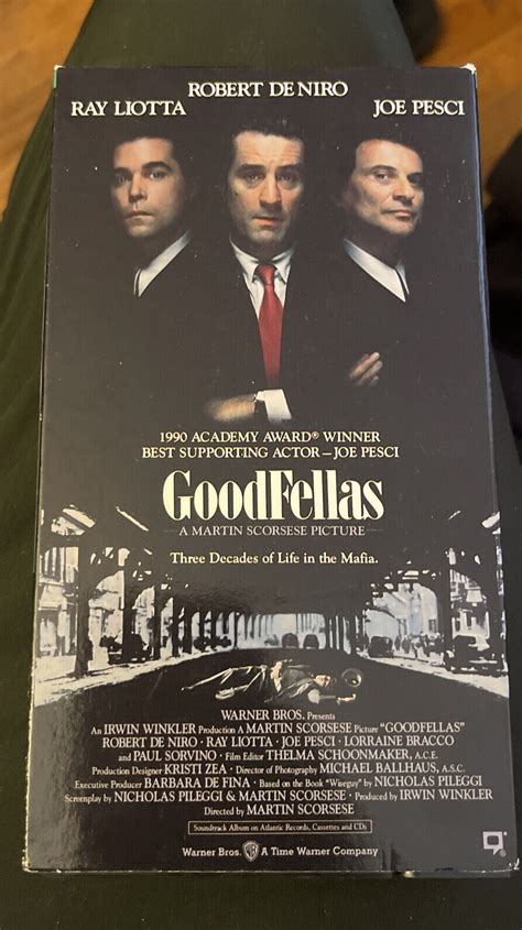 Goodfellas Vhs In Shrink Wrap Not Sealed Robert De Niro Joe Pesci