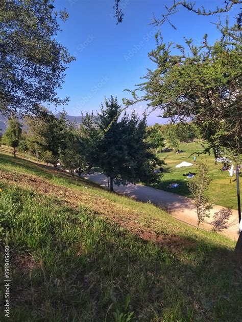 Parque Bicentenario, Santiago, Chile - Bicentenario park is a green ...