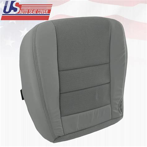 2003 - 2007 Ford F250 F350 F450 F550 Driver Bottom Cloth Seat Cover 2Tone Gray | usautoseatcover