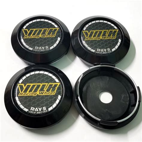 4pcs 60MM 64MM 65MM 68MM 69MMRAYS VOLK RACING Rim Caps Car Wheel Center