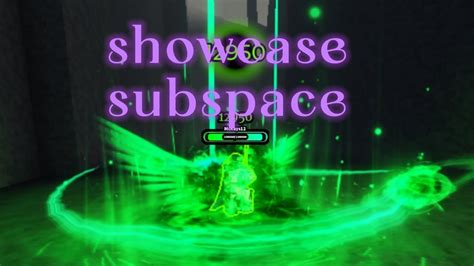 Showcase Subspace Killstreak Swords V Youtube