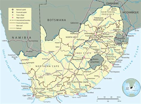 Cape Town South Africa Map Maps For You