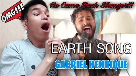 Gabriel Henrique Earth Song Michael Jackson Cover Reaction Youtube