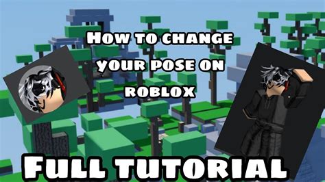 How To Change Profile Pose On Roblox Roblox Youtube