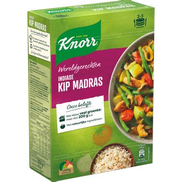 Knorr Wereldgerechten Maaltijdpakket Indiase Kip Madras 326g Bestellen