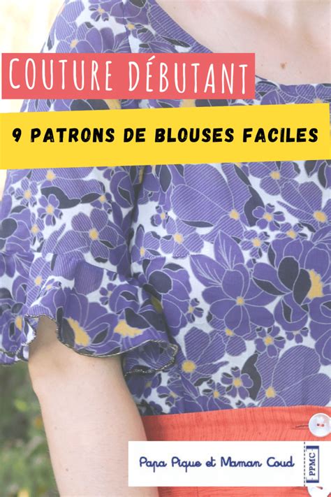 Patrons De Blouses Faciles Coudre Coudre Facile Coudre Debutant