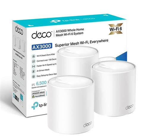 Buy Tp Link Deco X Ax Whole Home Ai Driven Mesh Wi Fi System