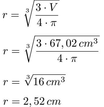 Kugel Volumen Berechnen Mit Formel