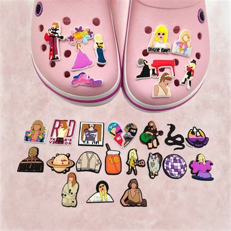 Taylor Swift Shoe Charms Taylor Swift Croc Charms Taylor Etsy Australia