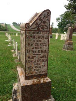 Mary Lavinia Nodwell Mcgowan Memorial Find A Grave