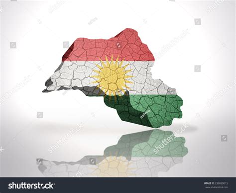 Map Kurdistan Kurdish Flag On White Stock Illustration 239830015 | Shutterstock