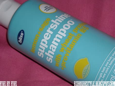 Five By Five Bliss Lemon And Sage Supershine Shampoo