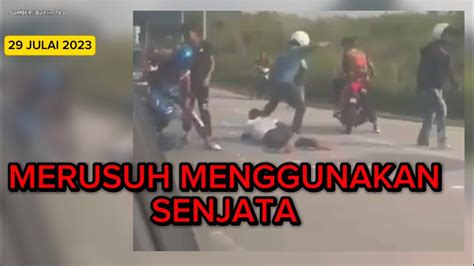 IPOH 5 Lelaki Bergaduh Di Jalan Raya Dikesan Polis YouTube