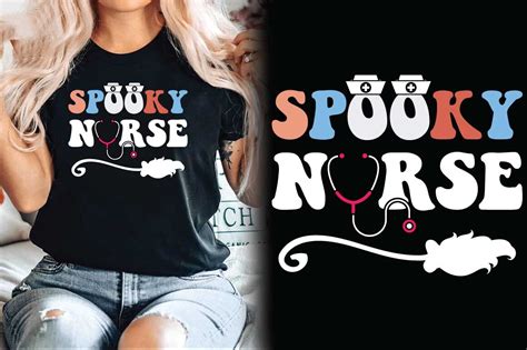 Spooky Nurse Halloween Svg T Shirt Graphic By Almamun2248 · Creative Fabrica