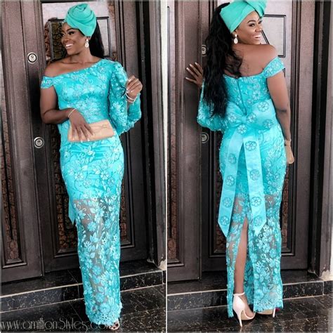 Latest Lace Asoebi Styles Volume 32 A Million Styles Lace Asoebi Styles African Lace Styles