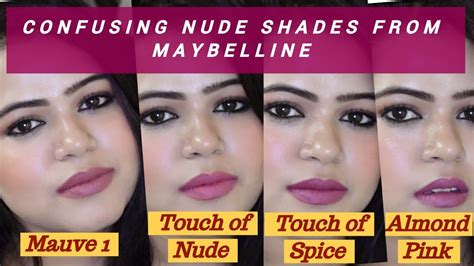 Explaining Most Confusing Nude Lipsticks Maybelline Must Watch Video