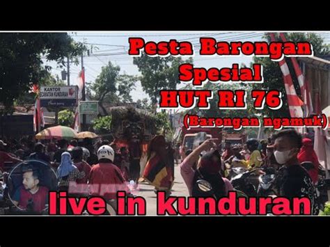 Memperingati HUT RI Ke 76 BARONGAN BLORA YouTube