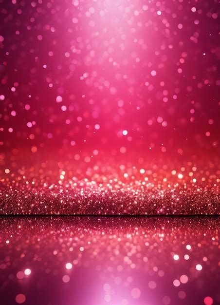 Premium AI Image | Pink glitter background