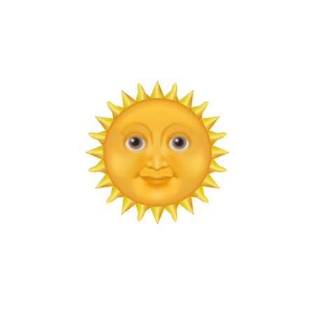 Sun emoji | Free SVG