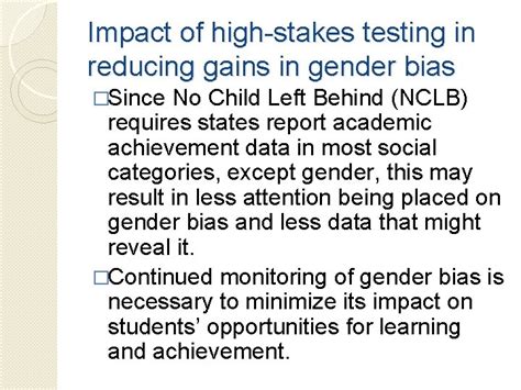 Reducing Gender Bias Excerpt Taken From Gender Bias