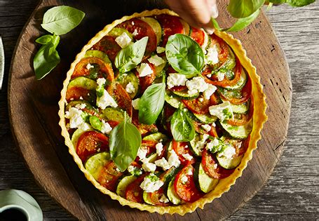 Truss Tomato Zucchini Tart Recipe