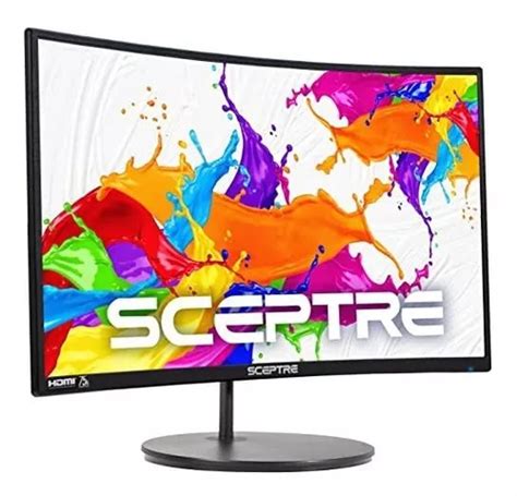 Scepter Curved Monitor Para Juegos De 24 75 Hz Hdmix2 Vga Envío gratis