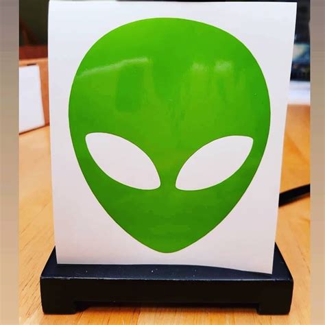 Alien Vinyl Decal Sticker For Car Window Cup Sci Fi Sticker Etsy