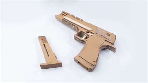 Making A Simple Cardboard Gun YouTube