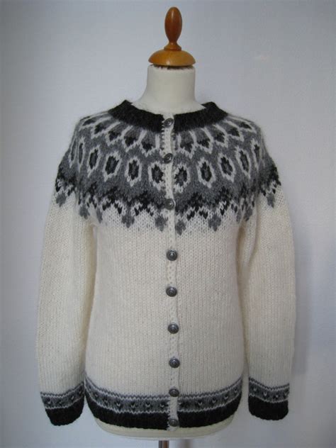 Handmade Icelandic Wool Sweater Or Lopapeysa As We Call It Etsy