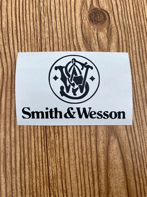 Smith And Wesson Firearm Vinyl Decal Sticker In Multiple Sizes Etsy