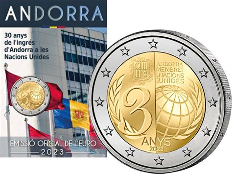 Euro Andorra Jahre Beitritt Un Im Blister M Nzenversandhaus