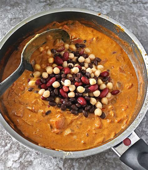 Vegan Easy Three Bean Curry Recipe Savory Spin