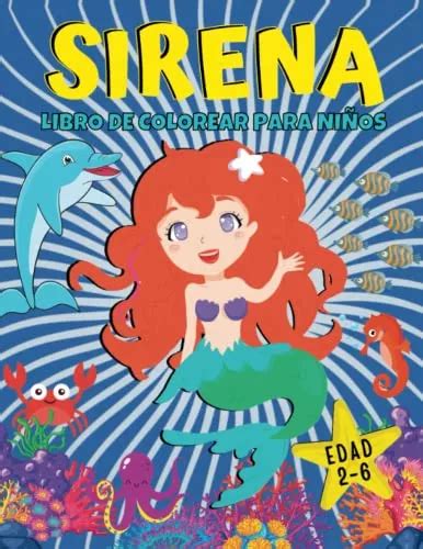 Sirena Libro De Colorear Para Niños Edad 2 6 50 Lindas Y Di Envío gratis