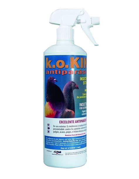 K O KIKI INSECTICIDA ANTIPARASITO PARA PALOMAS