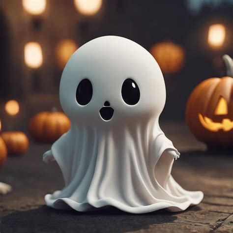 Premium AI Image | Cute ghost halloween