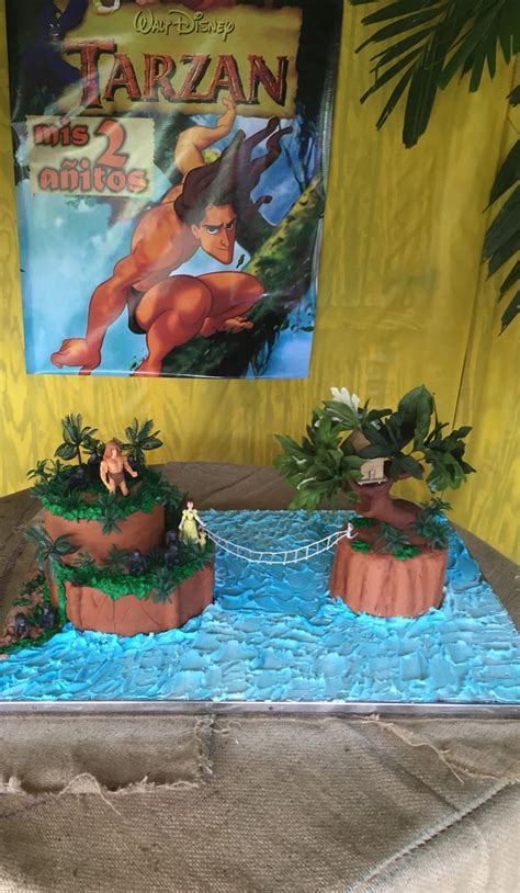 Tarzan Cake Baby Boy 1st Birthday Party Tarzan Tarzan Disney