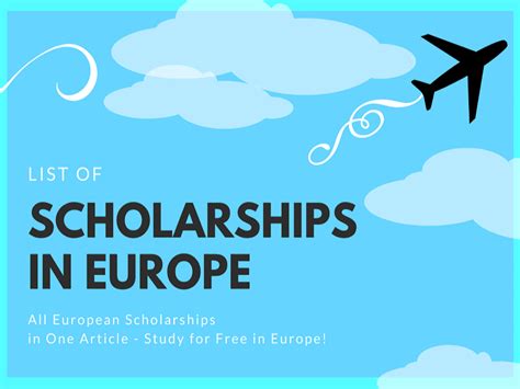 Top 5 Scholarships in Europe for International Students