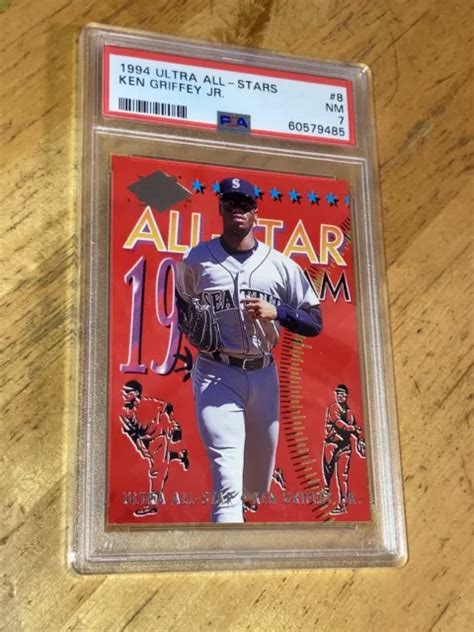 Fleer Ultra All Stars Ken Griffey Jr Seattle Mariners Hof Psa