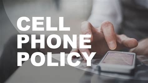 Cell Phone Policy 2022 2023 Youtube