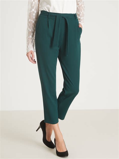 Pantalon Lastiqu En Maille Daxon Femme Daxon