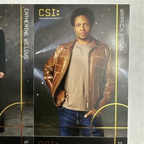 Strictly Ink Csi Vegas Series Character Card Set Csi F To Csi F