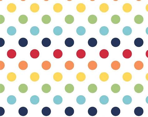 Rainbow Polka Dot Fabric, Riley Blake Medium Dot in Rainbow, Rainbow ...