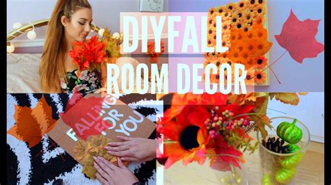 Diy Fall Room Decor ♡ Easy Ways To Decorate Your Room For Cheap Youtube