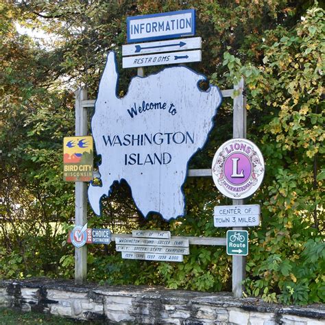 Washington Island Door County Wisconsin Sign Steve Lamb Flickr